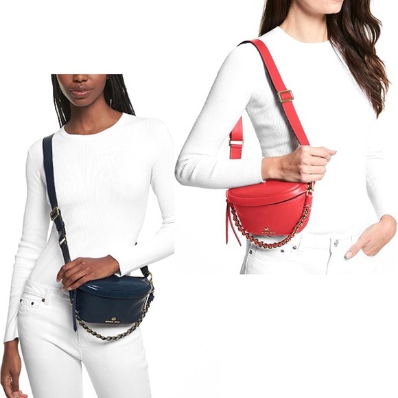 NWT MICHAEL Michael Kors
Slater Mini Embossed Leather Sling Pack Messenger Bag - Picture 14 of 15